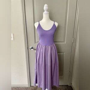 Lavender Midi Dress